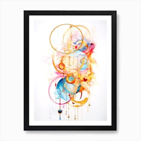 Abstract Watercolor Painting Art Print