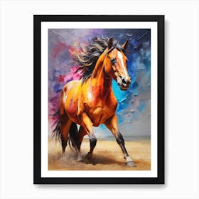 Horse Running 3 Art Print