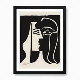 Pablo Picasso Portrait Of A Woman 3 Art Print