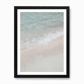 Crystal Clear Beach Water Art Print