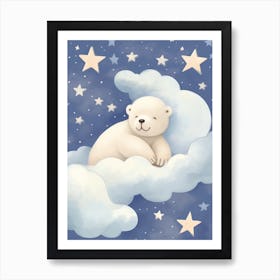 Sleeping Polar Bear 2 Art Print