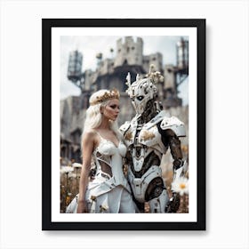 Robot Bride 1 Art Print