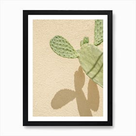 Cacti Shadowplay Art Print