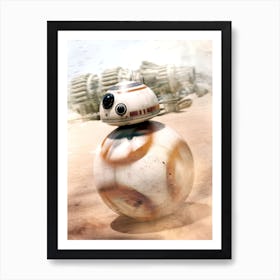 Star Wars Bb-8 1 Art Print