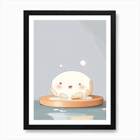 Donut Manga Art Print