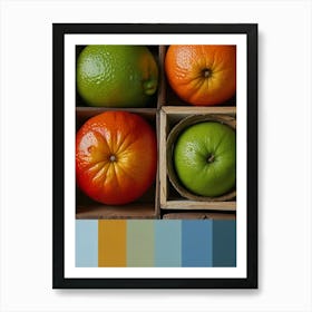 Oranges And Grapefruits Art Print