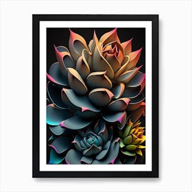 Succulents Art Print