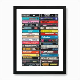 1966 Music - Cassette Print - Born in '66 Art Print