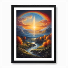 Rainbow In The Sky 2 Art Print