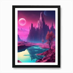 Alien Landscape 2 Art Print