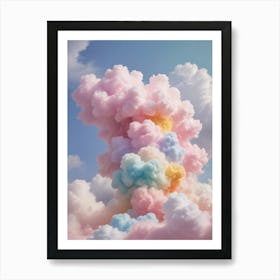 Pastel Clouds Art Print