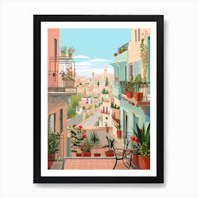 Haifa Israel 6 Illustration Art Print