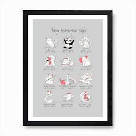 New Astrological Signs Art Print