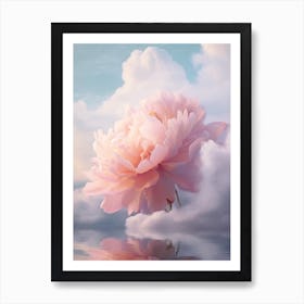 Peony in the Clouds Art Print