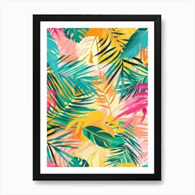 Tropical Leaves 190 Art Print