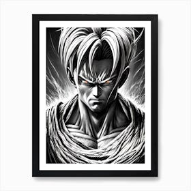 Dragon Ball Z Wallpaper 10 Art Print