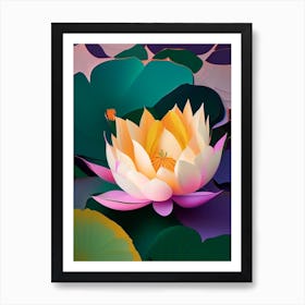 Lotus Flower Petals Fauvism Matisse 2 Art Print