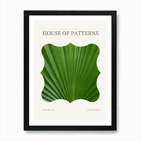 Leaf Pattern Poster 4 Art Print