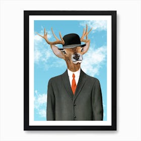 Gentleman Deer Art Print