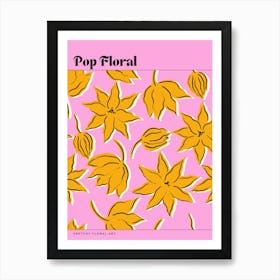 Pop Floral Art Print