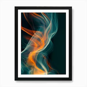 Abstract Smoke 8 Art Print