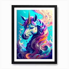 Unicorn Painting Art Print