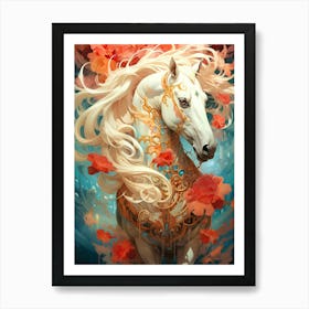 Equestrian Fantasy Horse Art Print