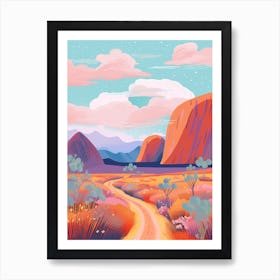 The Uluru Kata Tjuta National Park Art Print