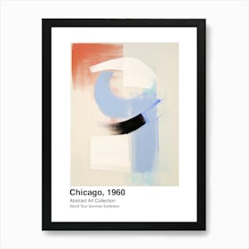 World Tour Exhibition, Abstract Art, Chicago, 1960 8 Art Print