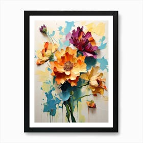 Flowers In A Vase 108 Art Print