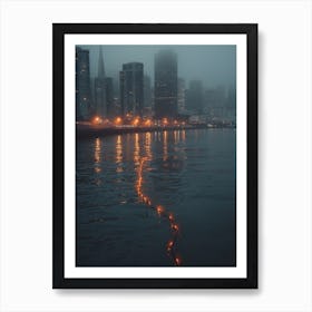 San Francisco City Lights Art Print