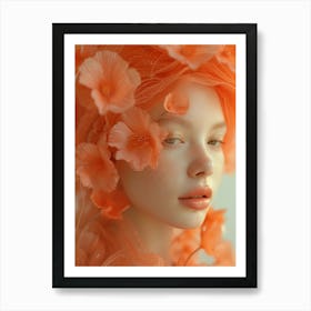 Flower Girl 1 Art Print