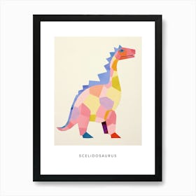 Nursery Dinosaur Art Scelidosaurus 6 Poster Art Print