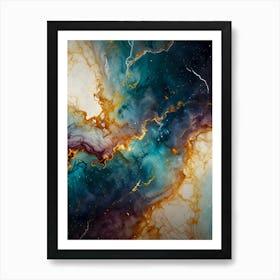 Mystic Marble Art Print