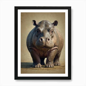 Hippo 19 Art Print