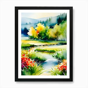 Watercolor Painting 8 Art Print