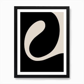 Zen Minimalist Abstract Wave Poster