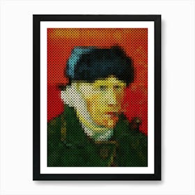 Vincent Van Gogh – Self Portrait With Bandaged Ear And Pipe Art Print