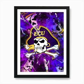 East Carolina Pirates 1 Art Print