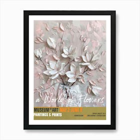 A World Of Flowers, Van Gogh Exhibition Cosmos 1 Art Print