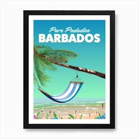 Pure Paradise Barbados Art Print