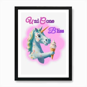 Unicone Bliss Art Print