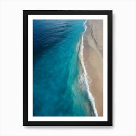 Aerial View Of A Beach 62 Art Print