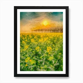 Rural Radiance Art Print