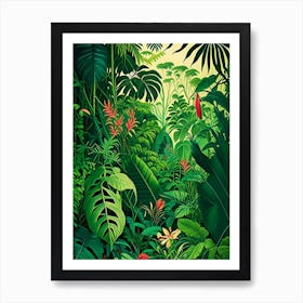 Majestic Jungle 5 Botanical Art Print