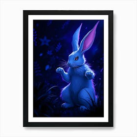 White Rabbit - Diverse Art Illustration 94 Art Print