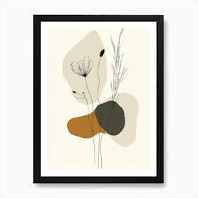 Abstract Floral Painting 8 Art Print