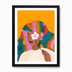 Like a Wild Flower Art Print