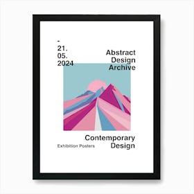 Abstract Design Archive Poster 44 Art Print