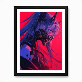 Anime Girl Art Print